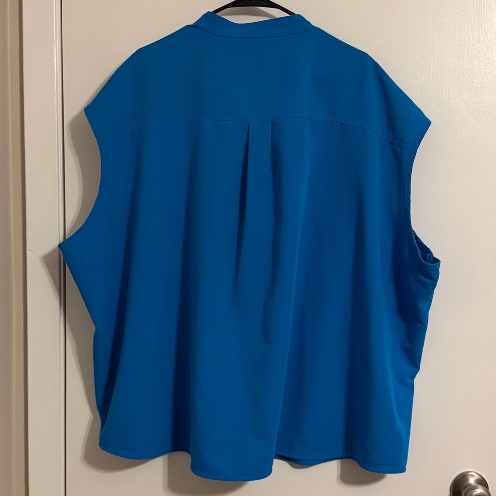 Women’s Extreme Blue Rafaela Oversized Scrub Top